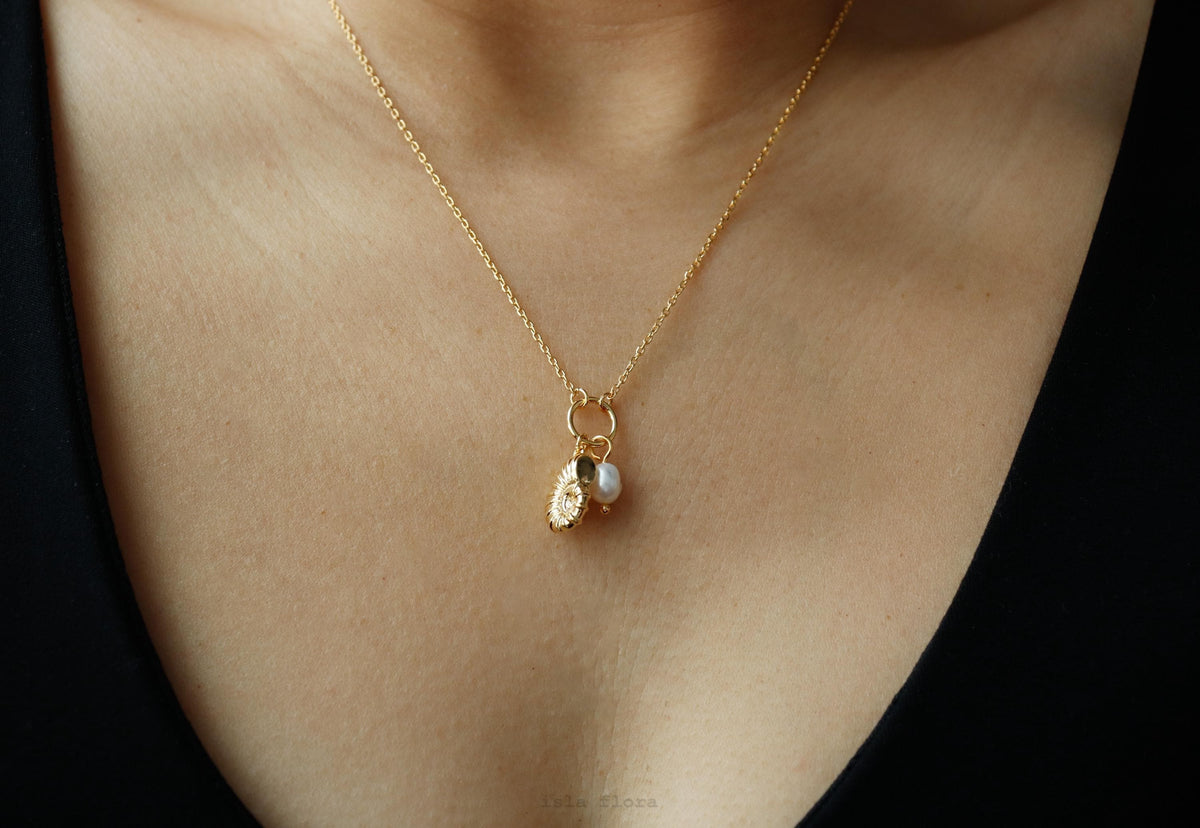 Isla Flora Coastal Dream Charm Necklace