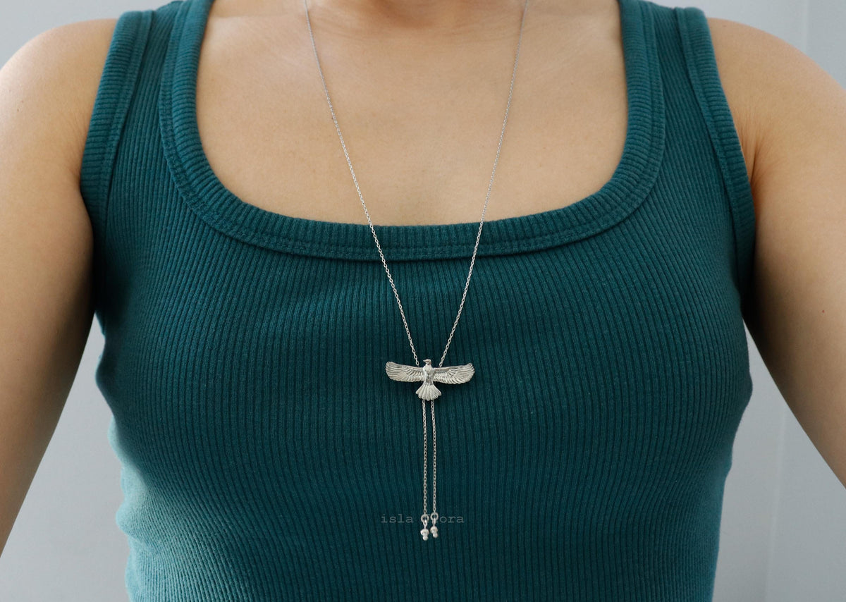 Eagle Bolo Chain Necklace