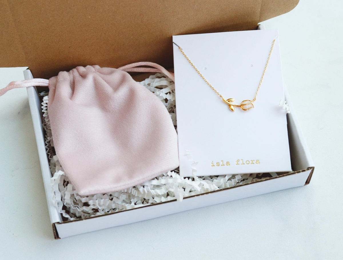 Isla Flora Dainty Shark Tooth Necklace
