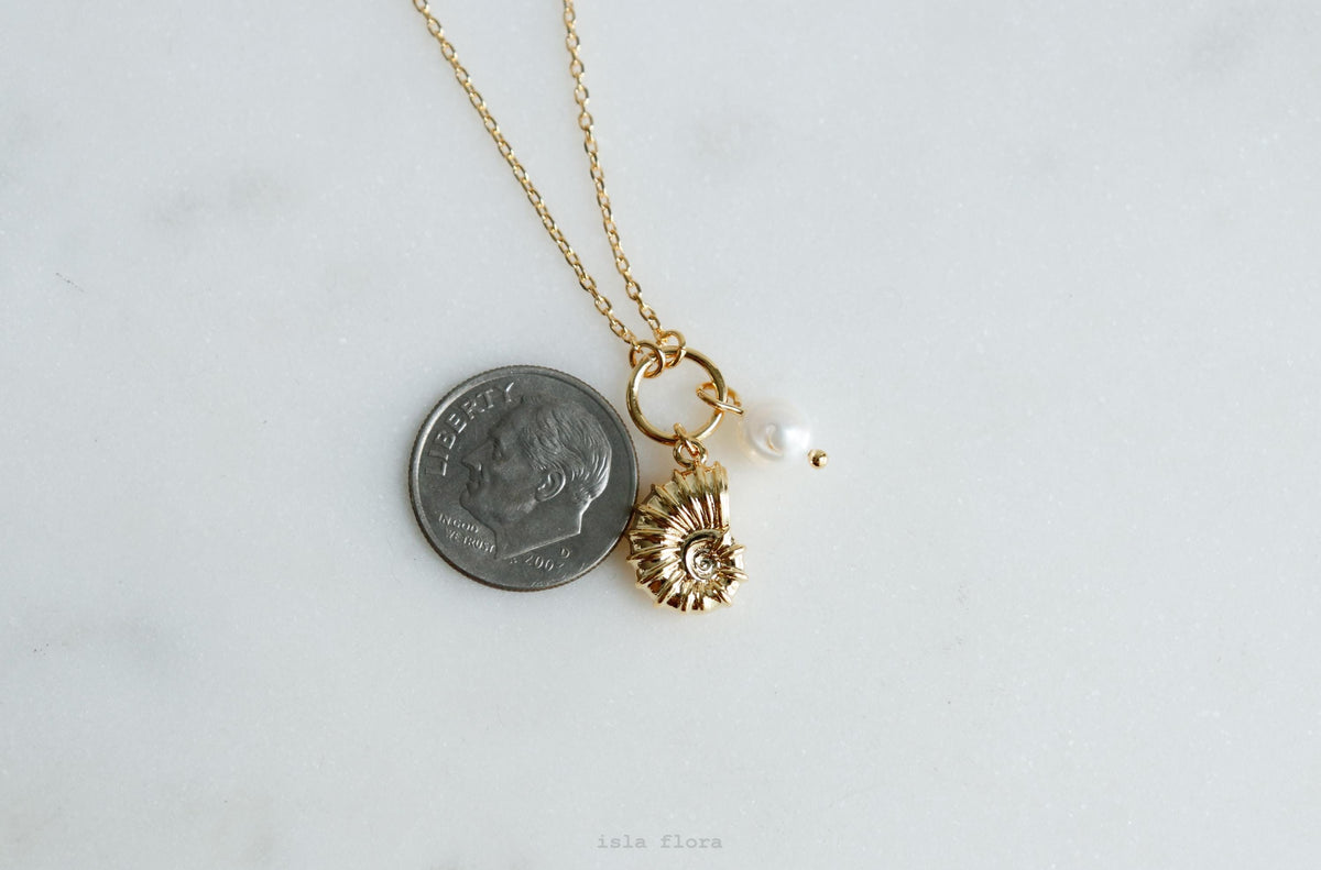 Isla Flora Coastal Dream Charm Necklace