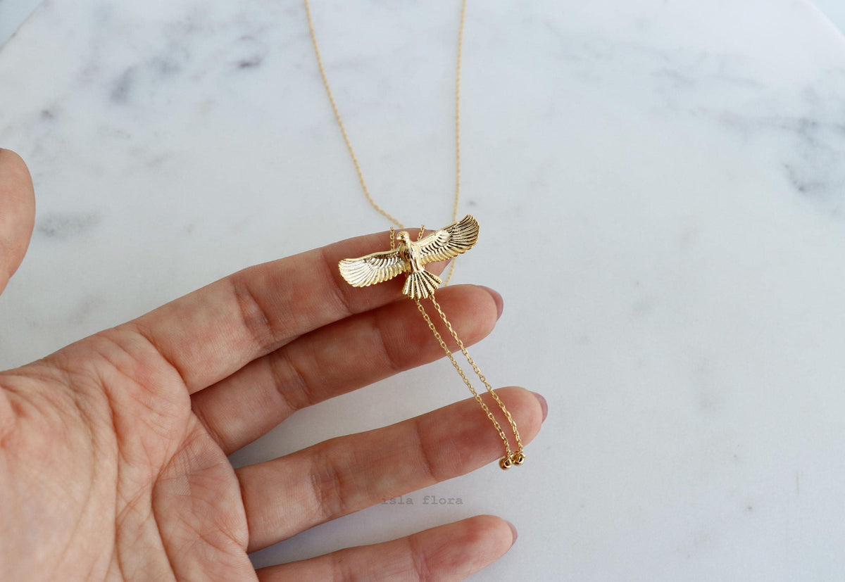 Eagle Bolo Chain Necklace